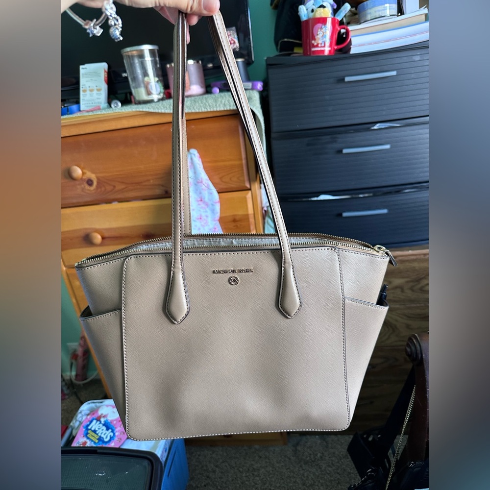 Michael Kors Beige Tote Bag
